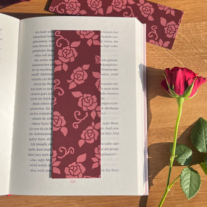 Red Rose Bookmark